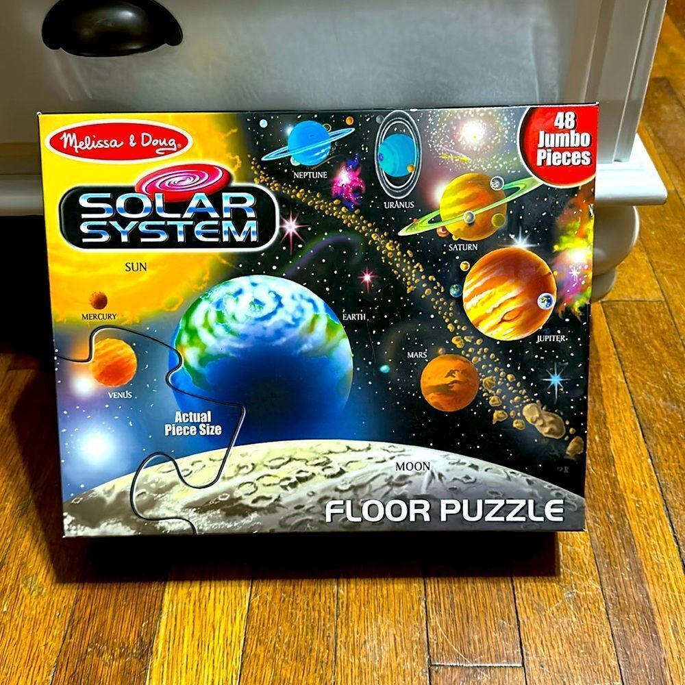 Melissa & Doug Extra Large Floor Puzzle, 48 Jumbo Pieces, Solar System